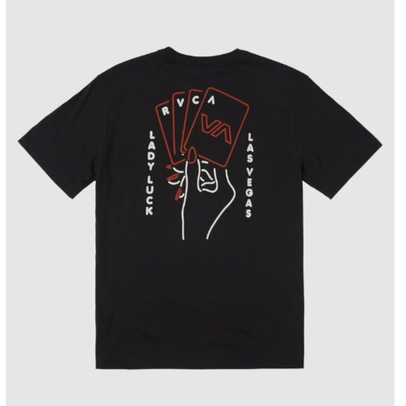 Las Vegas "LADY LUCK" RVCA Graphic Tee Size XL - Picture 1 of 3